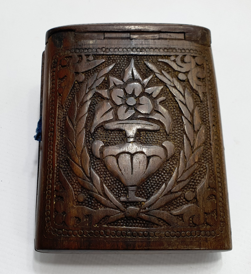 OSMANLI DÖNEMİ ABDÜLHAMİD HAN TUĞRALI TAMAMI EL OYMASI ÇOK NADİR SİGARA TABAKASI