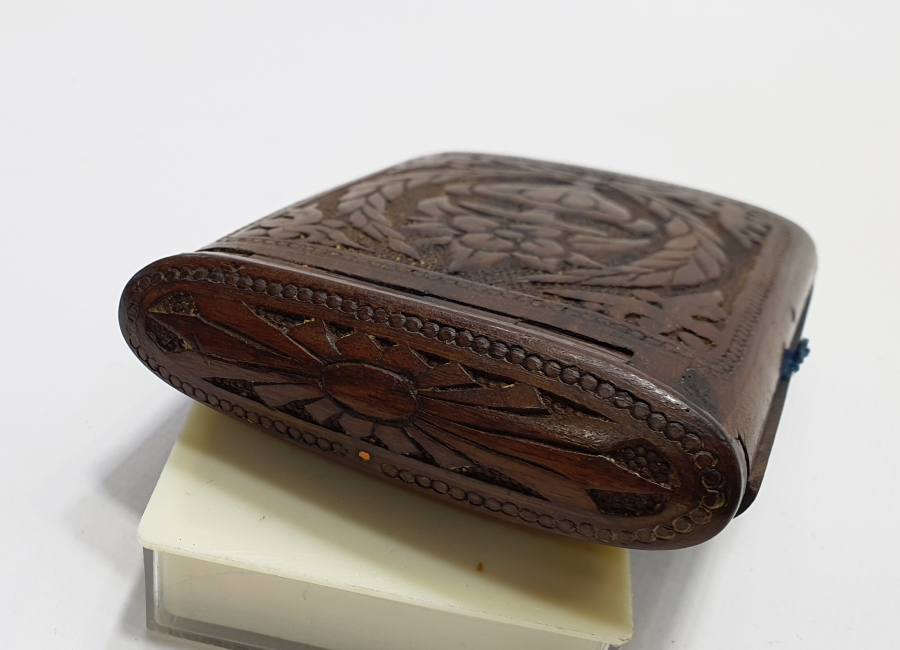 OSMANLI DÖNEMİ ABDÜLHAMİD HAN TUĞRALI TAMAMI EL OYMASI ÇOK NADİR SİGARA TABAKASI