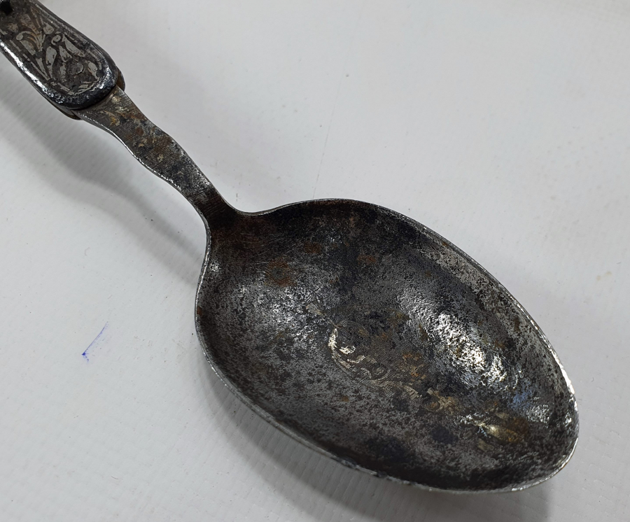 OSMANLI DÖNEMİ BURSA İŞİ KOFGARİ İŞÇİLİKLİ SELVİLİ SEYAHAT KAŞIĞI