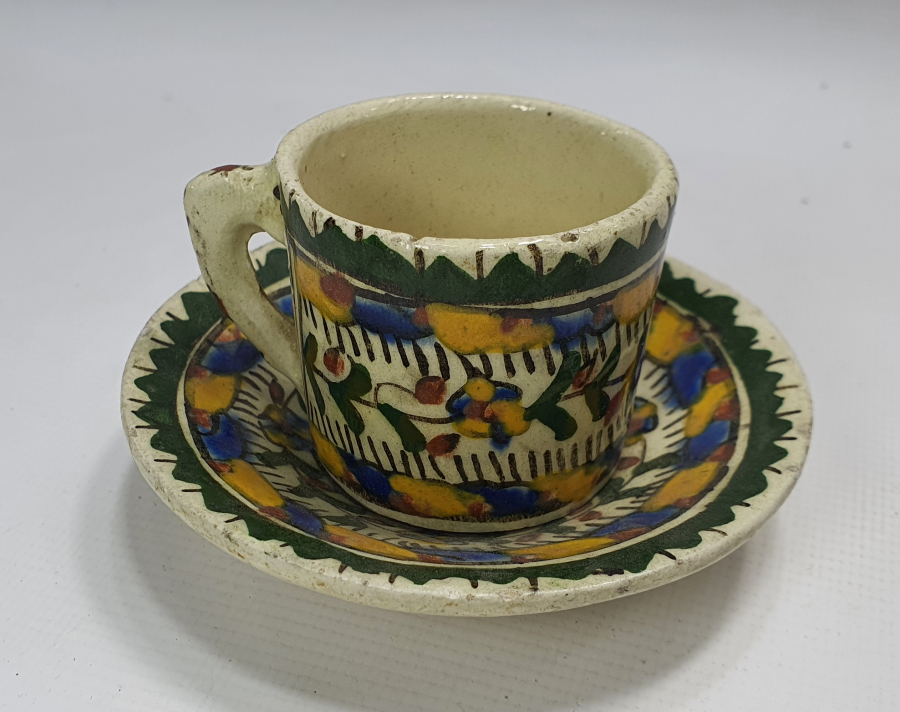 OSMANLI DÖNEMİ KÜTAHYA İŞİ FİNCAN