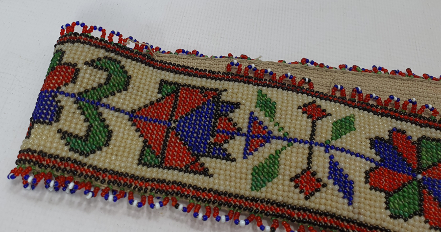 OSMANLI DÖNEMİ OPAL BONCUKLU VE GÜMÜŞ KEMER TOKALI NADİR GELİN KEMERİ