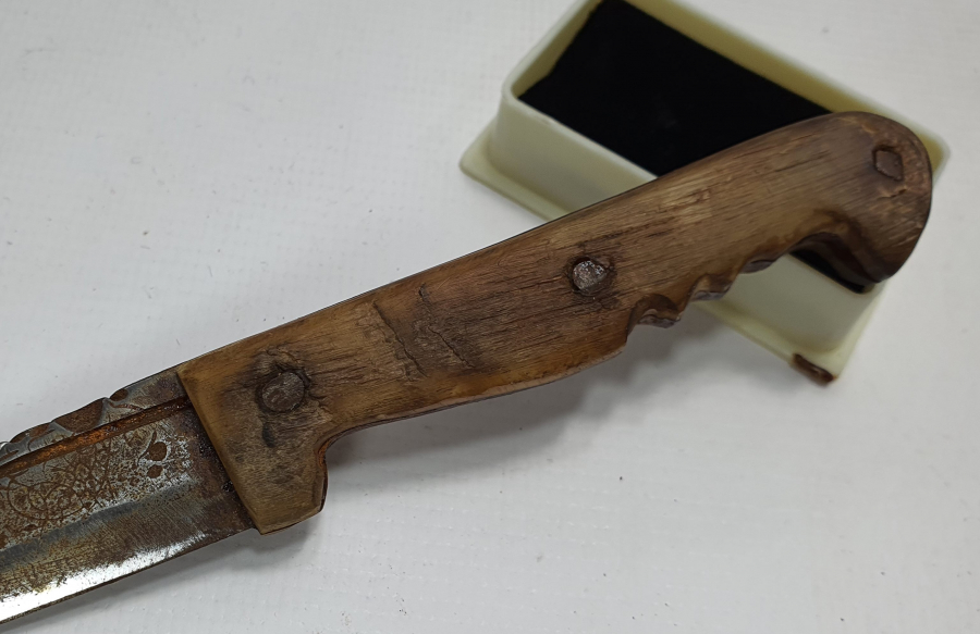 OSMANLI DÖNEMİ ÜZERİ OSMANLICA YAZILI VE KALEM İŞÇİLİKLİ KAMA