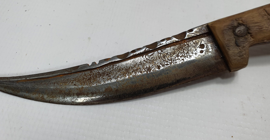 OSMANLI DÖNEMİ ÜZERİ OSMANLICA YAZILI VE KALEM İŞÇİLİKLİ KAMA