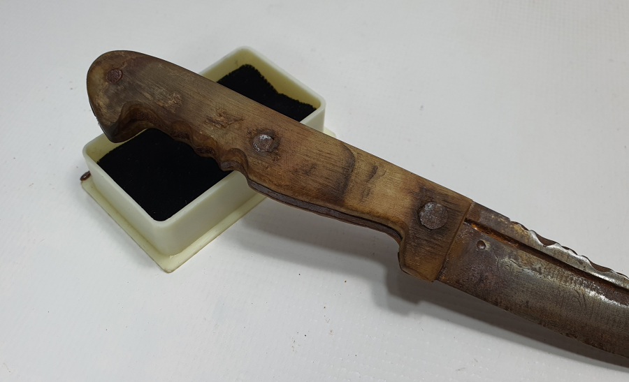 OSMANLI DÖNEMİ ÜZERİ OSMANLICA YAZILI VE KALEM İŞÇİLİKLİ KAMA