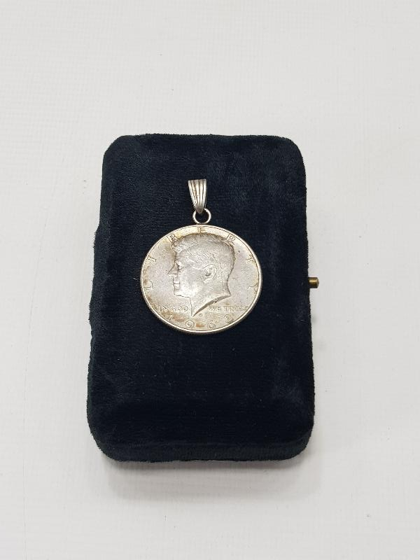 GÜMÜŞ AMERİKAN PARASI KOLYE UCU 