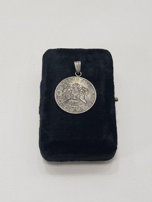 GÜMÜŞ AMERİKAN PARASI KOLYE UCU 