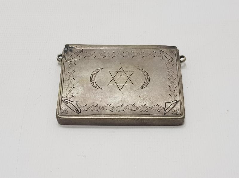 OSMANLI DÖNEMİ AY YILDIZLI GÜMÜŞ HAMAYIL 