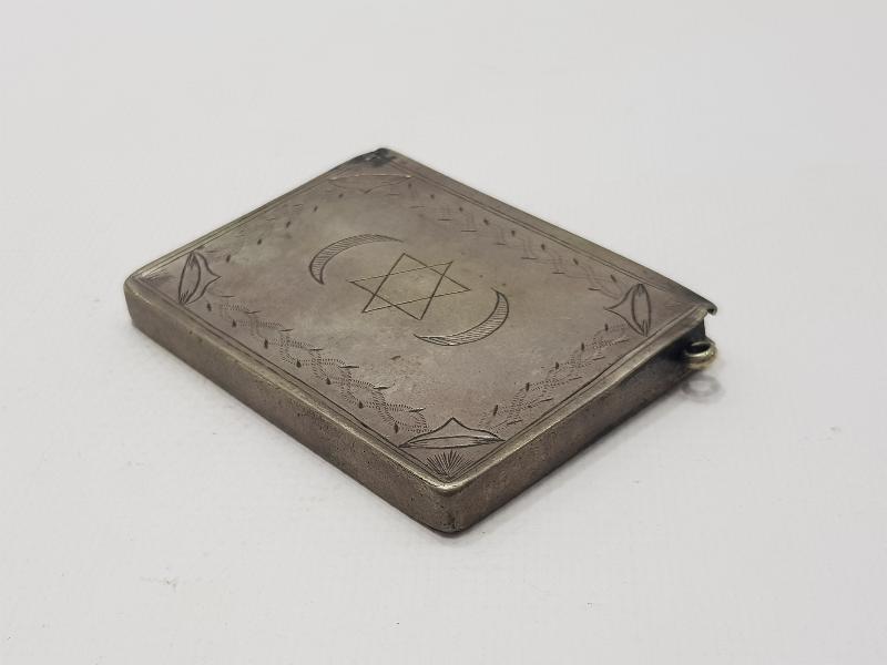 OSMANLI DÖNEMİ AY YILDIZLI GÜMÜŞ HAMAYIL 