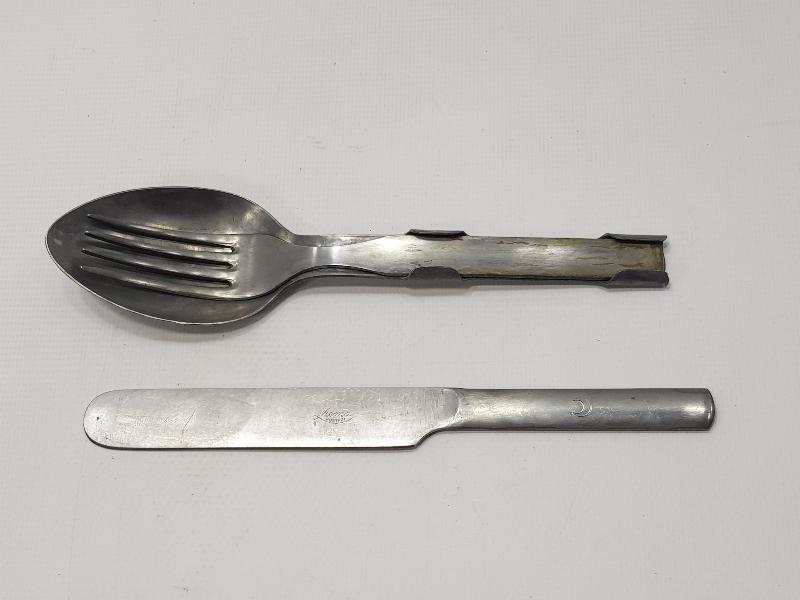 OSMANLI HİLALİ AHMER ÇATAL KAŞIK BIÇAK SETİ 