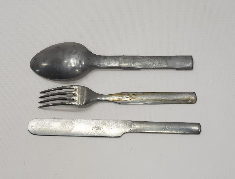 OSMANLI HİLALİ AHMER ÇATAL KAŞIK BIÇAK SETİ 