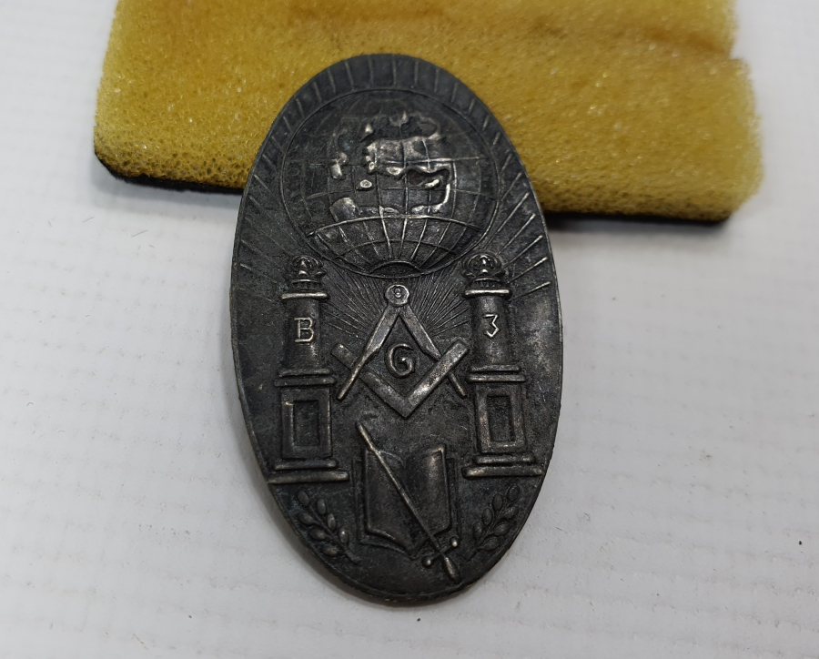 GÜMÜŞ ANTİKA MASON OBJE