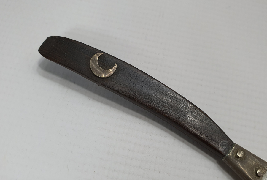 OSMANLI DÖNEMİ ÇOK NADİR SEDEF BOYNUZ VE GÜMÜŞTEN MAMUL AY YILDIZLI İLAÇ KAŞIĞI