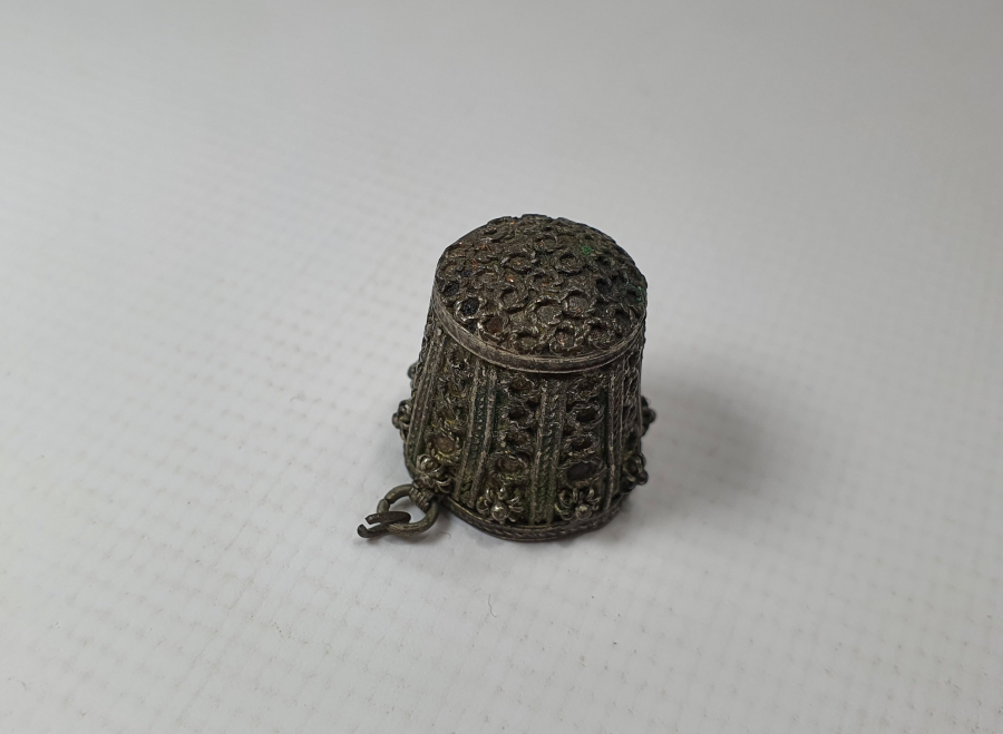 OSMANLI DÖNEMİ GÜVERSE İŞÇİLİKLİ GÜMÜŞ TERZİ YÜKSÜĞÜ