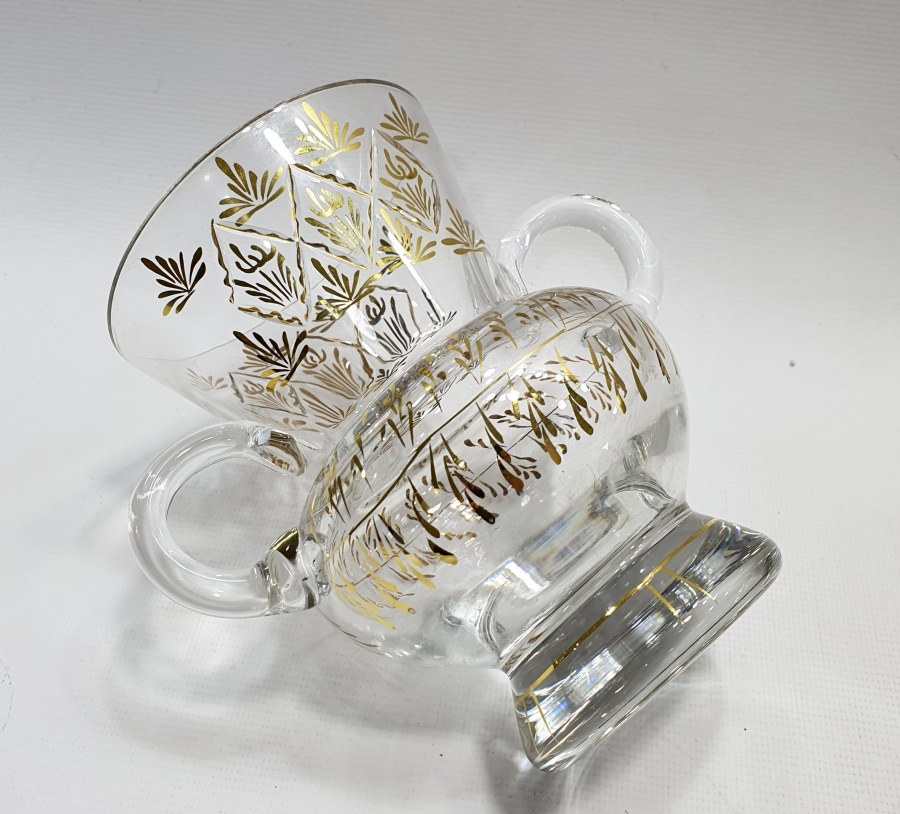 1900 BAŞLARI ALTIN VARAKLI VAZO