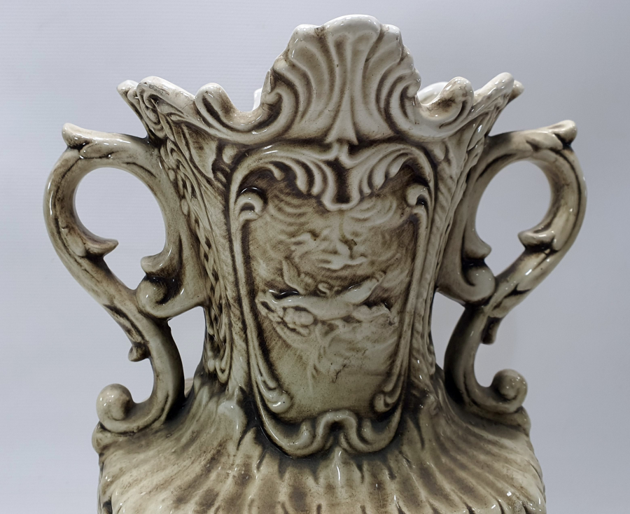 1900 BAŞLARI CAPODİMONTE BÜYÜK BOY VAZO