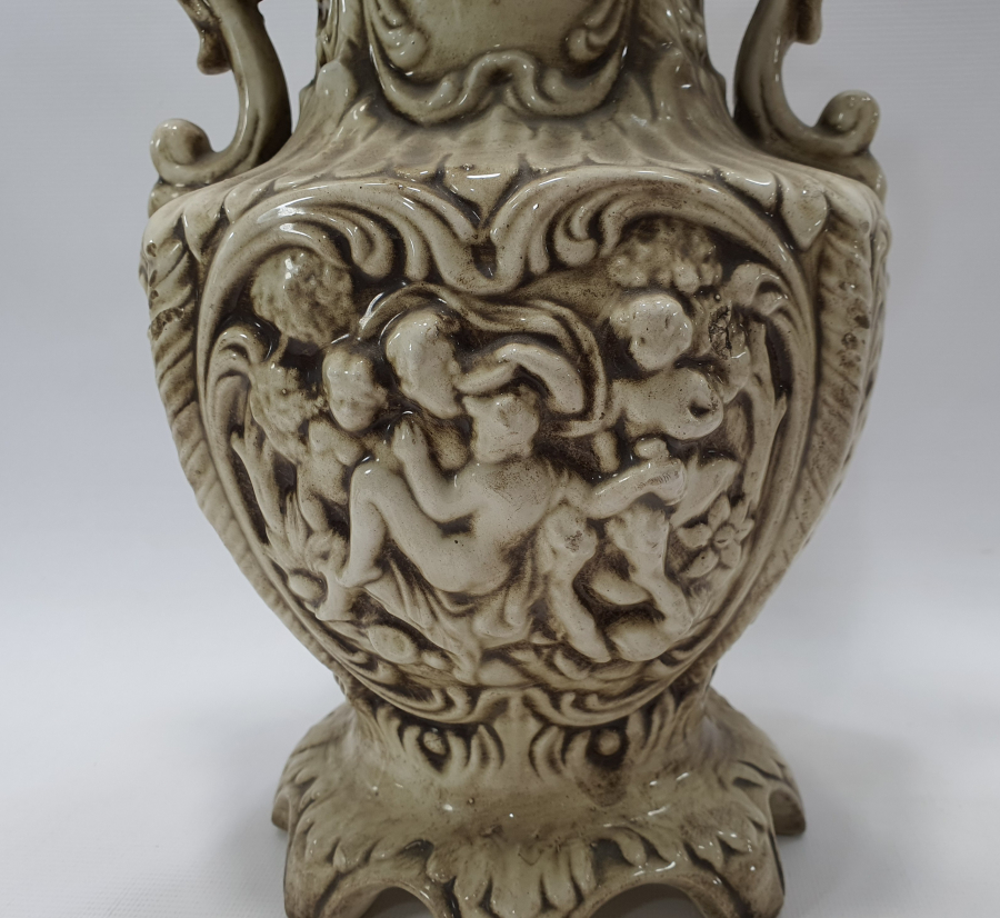 1900 BAŞLARI CAPODİMONTE BÜYÜK BOY VAZO