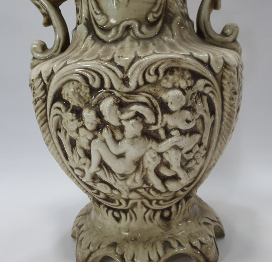 1900 BAŞLARI CAPODİMONTE BÜYÜK BOY VAZO