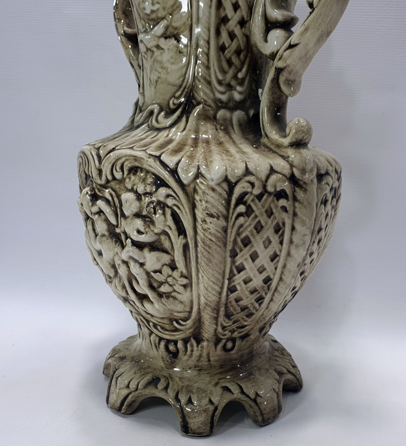 1900 BAŞLARI CAPODİMONTE BÜYÜK BOY VAZO