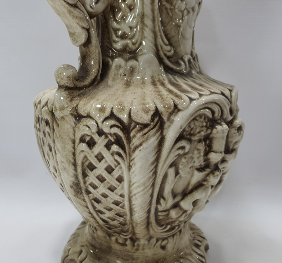 1900 BAŞLARI CAPODİMONTE BÜYÜK BOY VAZO