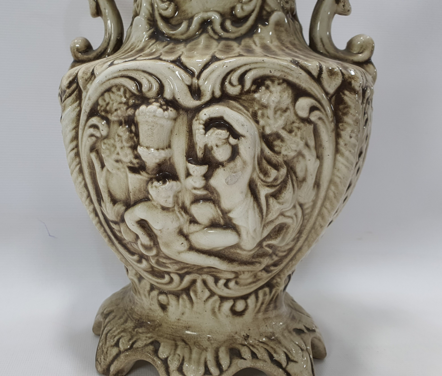 1900 BAŞLARI CAPODİMONTE BÜYÜK BOY VAZO