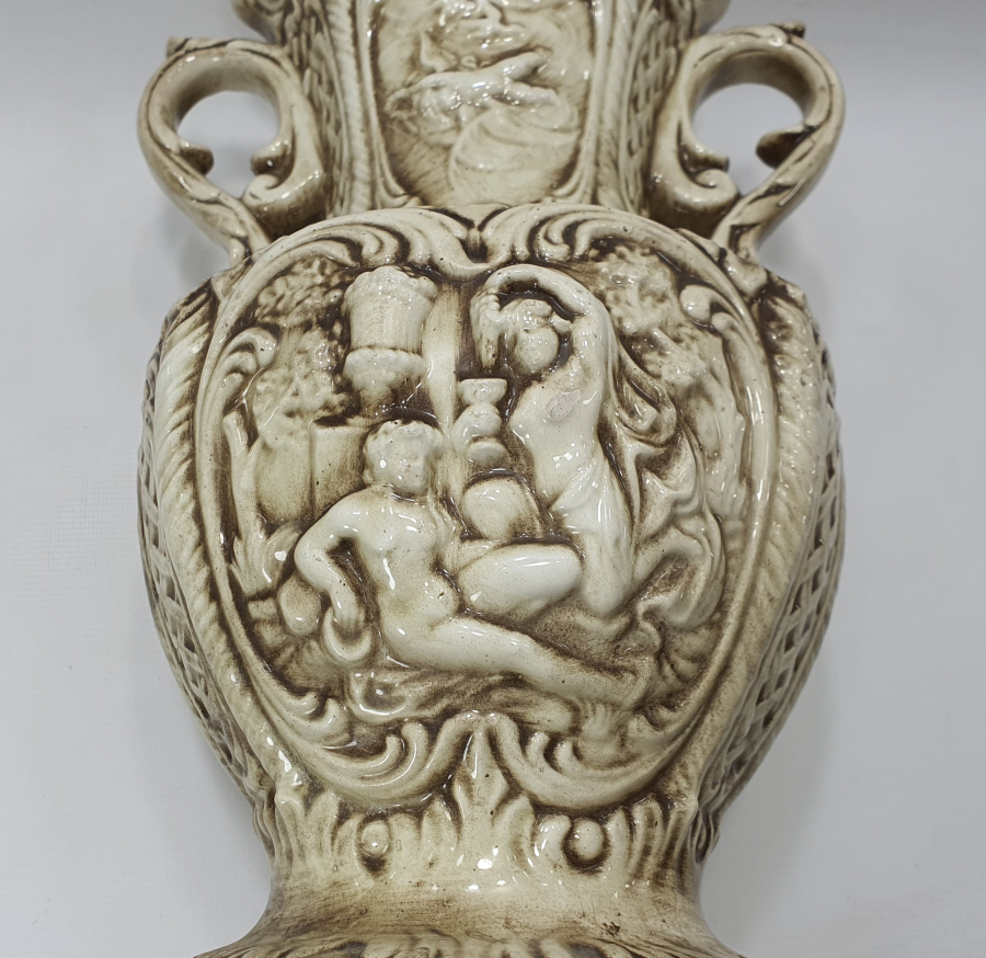 1900 BAŞLARI CAPODİMONTE BÜYÜK BOY VAZO