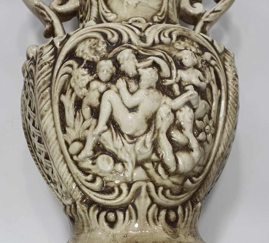 1900 BAŞLARI CAPODİMONTE BÜYÜK BOY VAZO