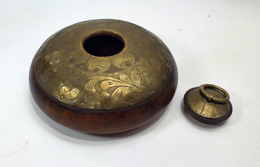 OSMANLI DÖNEMİ ÜZERİ TAMAMEN KALEM İŞÇİLİKLİ BÜYÜK BOY HOKKA