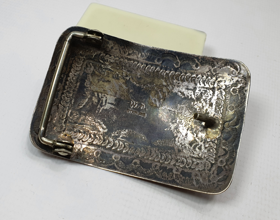 OSMANLI PAZARINA YAPILMIŞ GÜMÜŞ KEMER TOKASI