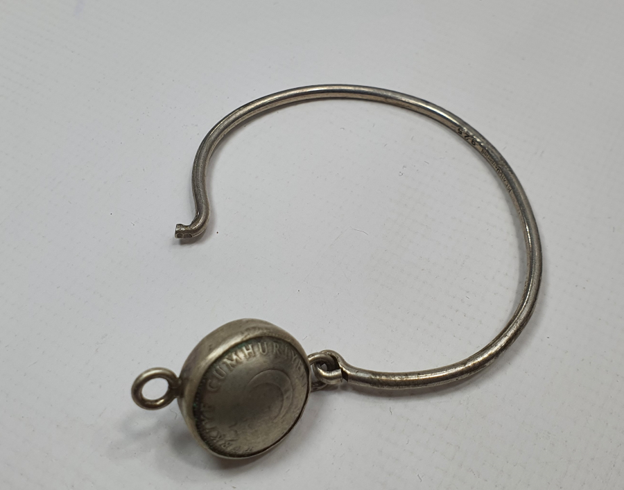 ÖZEL YAPIM GÜMÜŞ BİLEKLİK