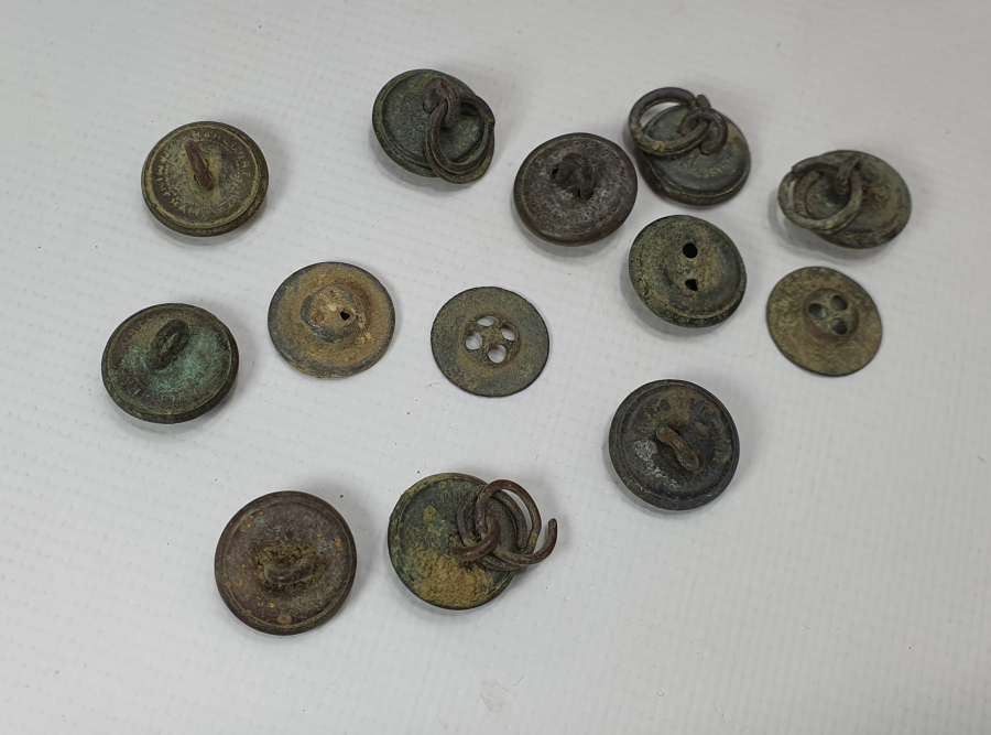 1. DÜNYA SAVAŞI DÖNEMİ ÇANAKKALE CEPHESİ İNGİLİZ ASKER DÜĞMELERİ