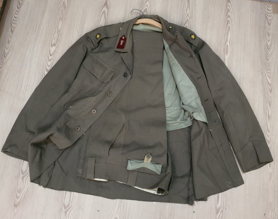 KORE SAVAŞI DÖNEMİ KORE TÜRK TUĞAYI PEÇLİ TABİP SUBAY KIYAFETİ