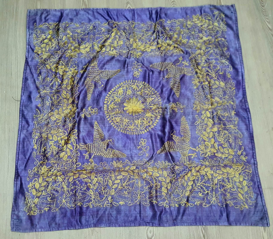 OSMANLI DÖNEMİ İPEK KUŞLU BOHÇA