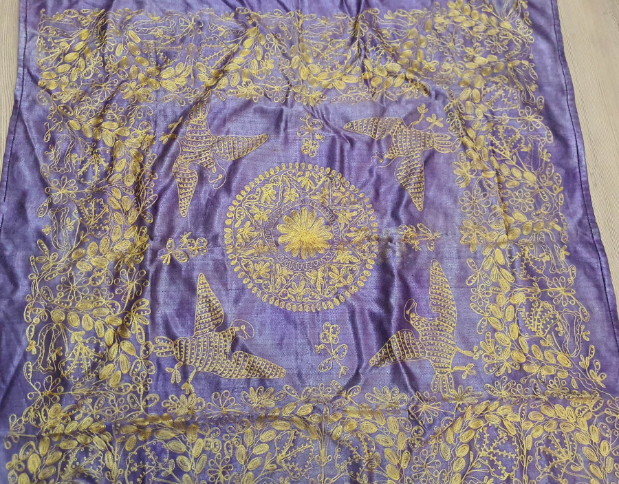 OSMANLI DÖNEMİ İPEK KUŞLU BOHÇA