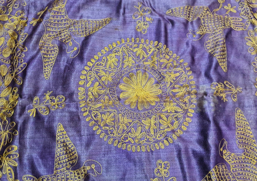 OSMANLI DÖNEMİ İPEK KUŞLU BOHÇA