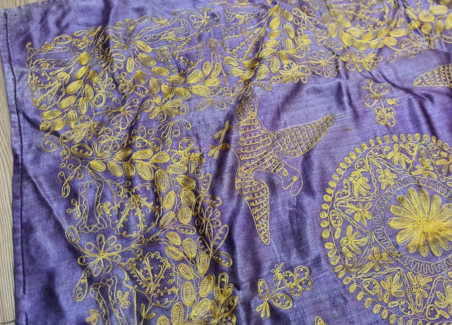 OSMANLI DÖNEMİ İPEK KUŞLU BOHÇA