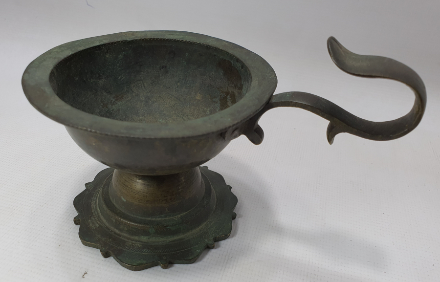 OSMANLI DÖNEMİ SÜLEYMANİYE DAMGALI YILANLI NARGİLE KÖZLÜĞÜ