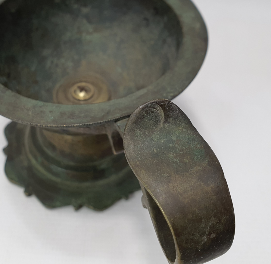 OSMANLI DÖNEMİ SÜLEYMANİYE DAMGALI YILANLI NARGİLE KÖZLÜĞÜ