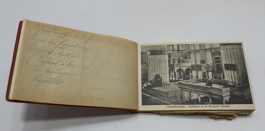 12 ADET İSTANBUL KARTPOSTALI BULUNAN NADİR KARTPOSTAL ALBÜMÜ