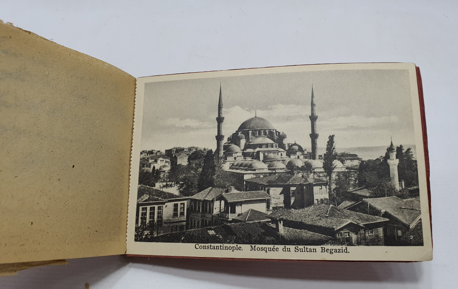 12 ADET İSTANBUL KARTPOSTALI BULUNAN NADİR KARTPOSTAL ALBÜMÜ