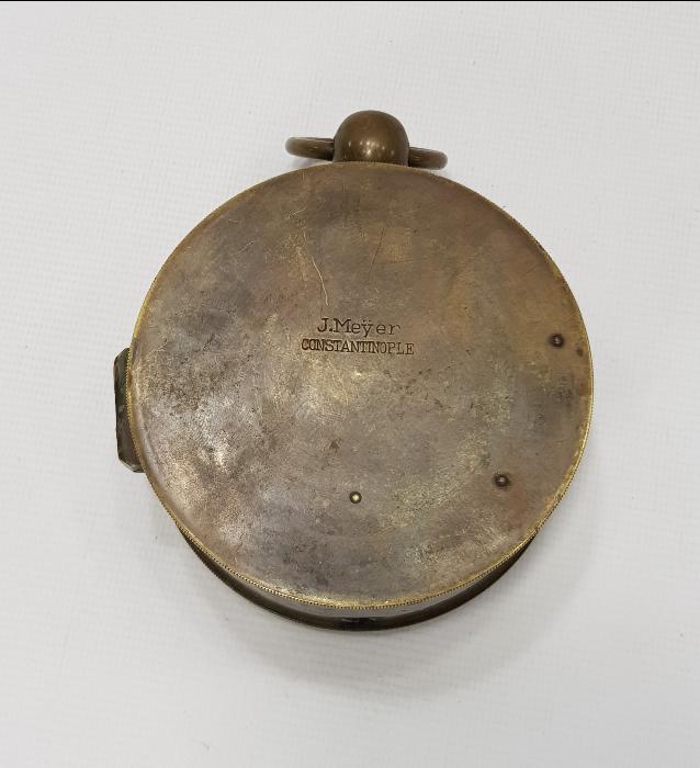 CONSTANTINOPLE: SULTAN ABDÜLHAMİD'İN SARAY SAATÇİSİ MEYER DAMGALI BEKÇİ SAATİ