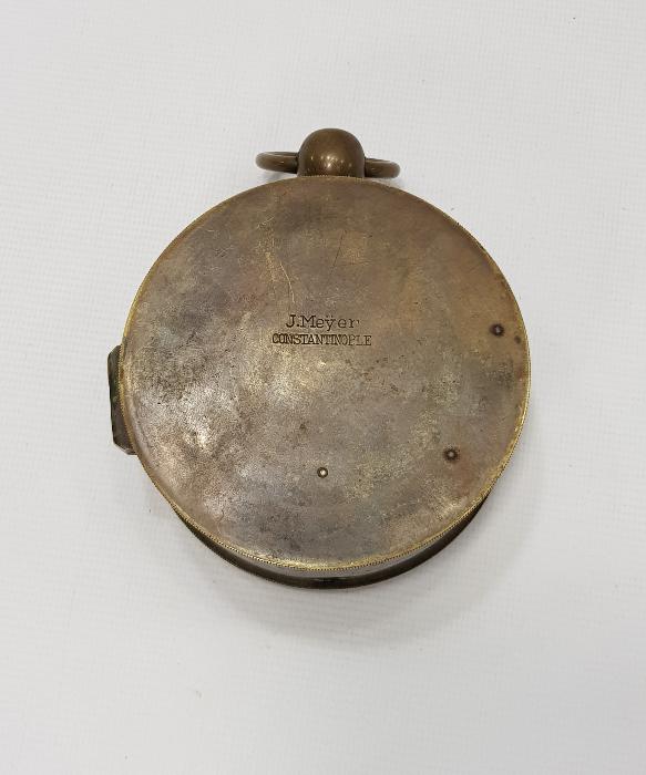 CONSTANTINOPLE: SULTAN ABDÜLHAMİD'İN SARAY SAATÇİSİ MEYER DAMGALI BEKÇİ SAATİ