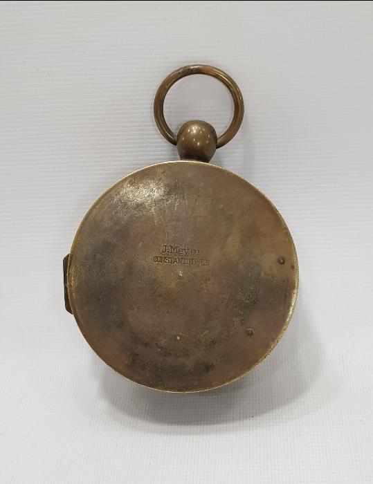 CONSTANTINOPLE: SULTAN ABDÜLHAMİD'İN SARAY SAATÇİSİ MEYER DAMGALI BEKÇİ SAATİ