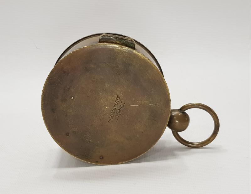 CONSTANTINOPLE: SULTAN ABDÜLHAMİD'İN SARAY SAATÇİSİ MEYER DAMGALI BEKÇİ SAATİ