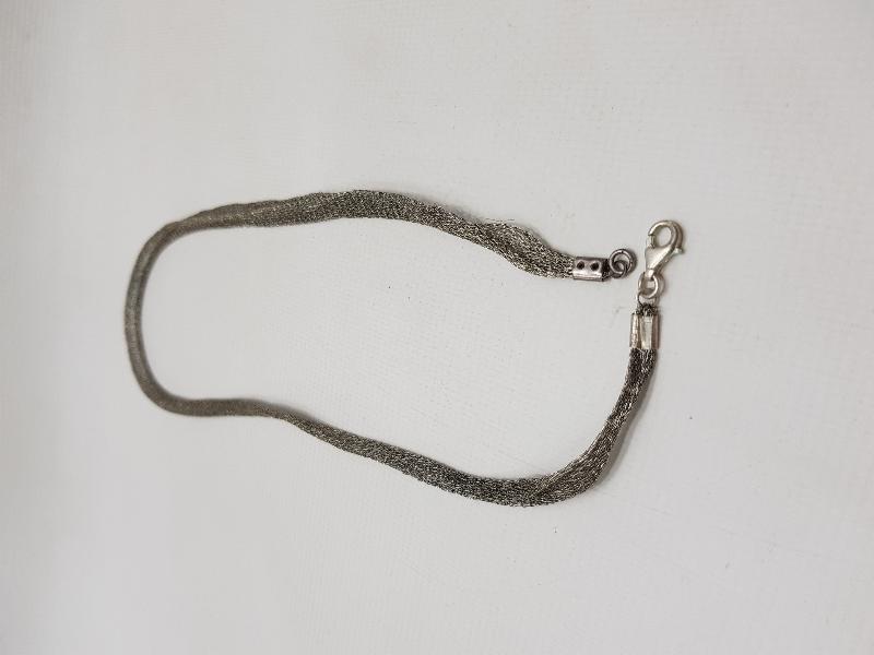 ELASTİK GÜMÜŞ KOLYE