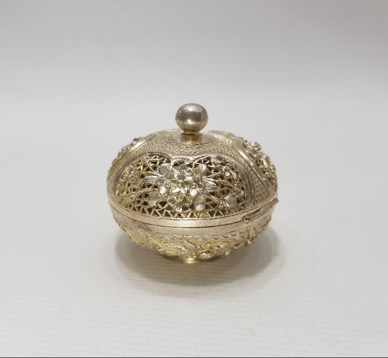 GÜMÜŞ MÜCEVHER KUTUSU 