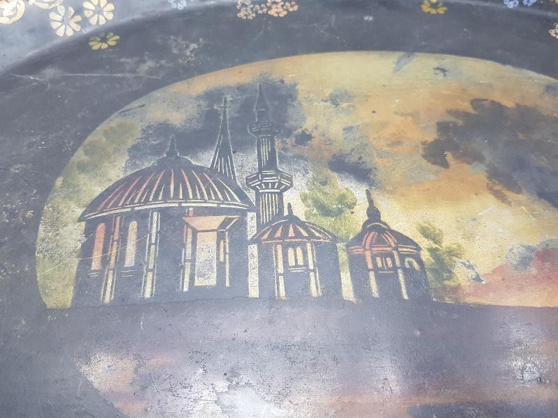 OSMANLI DÖNEMİ BURSA GÖRSELLİ PULAT TEPSİ