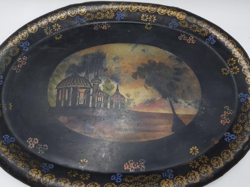 OSMANLI DÖNEMİ BURSA GÖRSELLİ PULAT TEPSİ