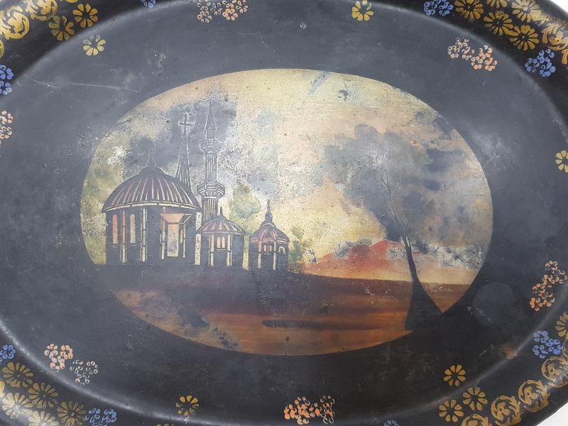 OSMANLI DÖNEMİ BURSA GÖRSELLİ PULAT TEPSİ