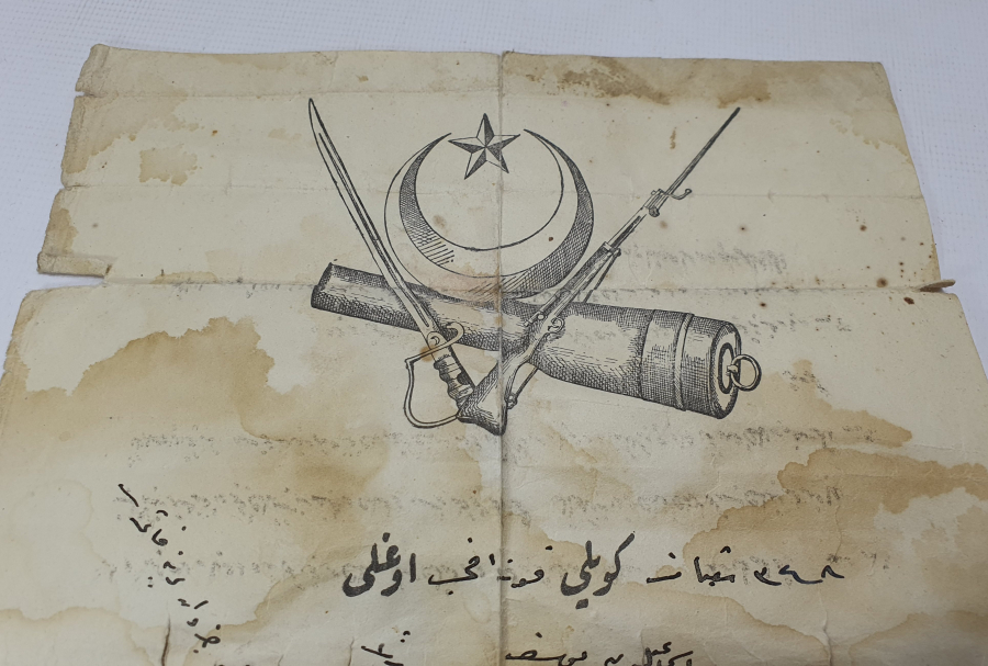 OSMANLI DÖNEMİ ÇOK NADİR SEFERBERLİK CELBİ KAĞIDI