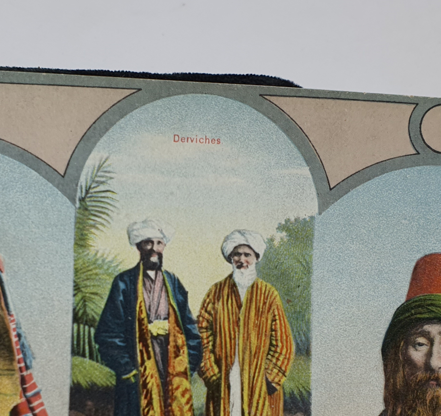 OSMANLI DÖNEMİ DERVİŞLER KONULU KARTPOSTAL